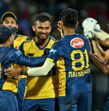 ගල්මුල් රැසක් මැද ලෝක කුසලානයේ පළමු තරගයෙන් ශ්රී ලංකාවට විශිෂ්ට ජයක්..