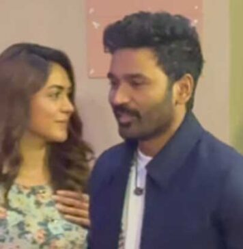 ධනූෂ් සමඟ විවාහයේ කටකතා මැද ආදරයෙන් මත් වූ මෘනාල්