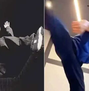 ටයිගර් ෂ්රොෆ් BTS හි ජන්කුක්ගේ අභියෝගාත්මක නර්තන විලාසය අනුකරණය කරයි