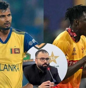 දසුන් ශානක-මුසාරබානි ඇතුළු ක්රීඩකයින්ට පාකිස්තානයෙන් නීතිමය පියවර..